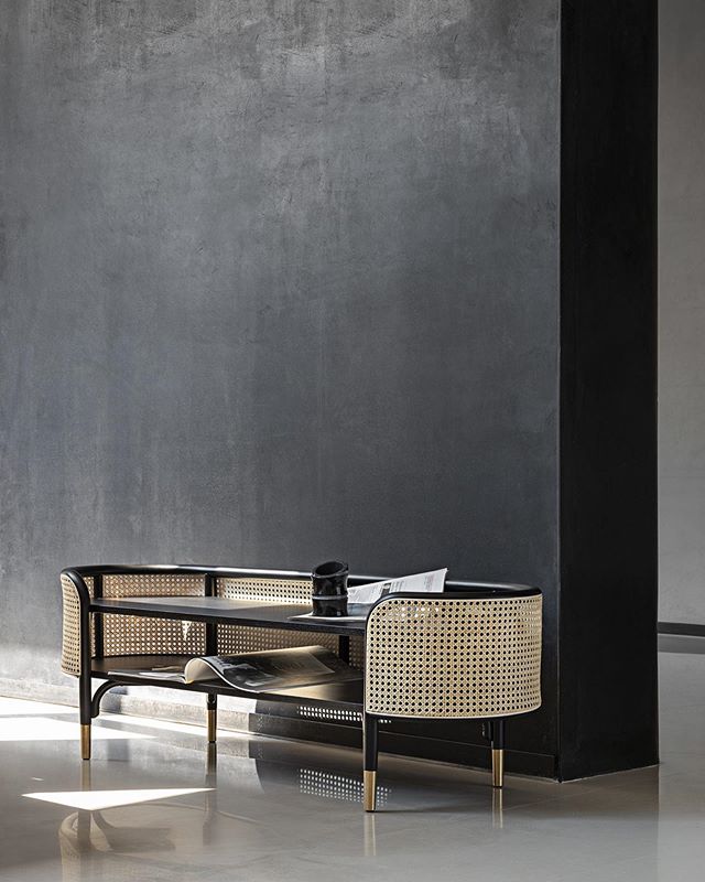 AKI | GTV : MOS by Gebrueder Thonet Vienna, bench/stool. How beautiful is this design.. #gebruderthonetvienna #akiagency #gtv #vienna #italy #thonetvienna #hotelinteriors #projectinrichting #interieurarchitect #architect #hotelinterior #project info@akiagency.nl