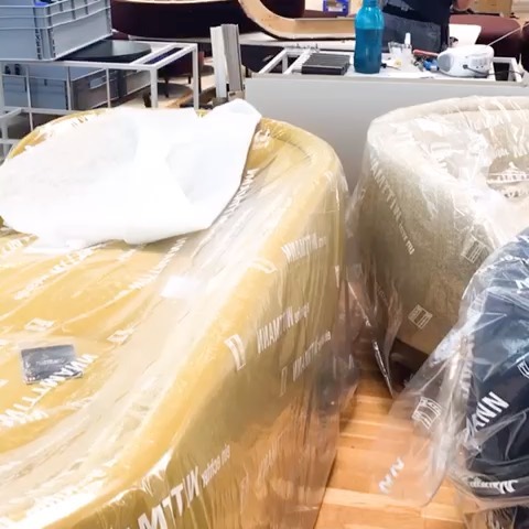 AKI | Wittmann: Wittmann is still producing! And we will go on! See here some nice produced goods that’s ready for transport to our happy clients :)#wittmann #production #factory #etsdorf #aki #producing #goingstrong #vienna #akiagency #interiordesign #upholstery #upholsteryteam info@akiagency.nlMob 0031-651561603